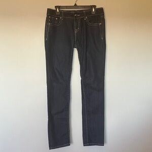 Miss Me Skinny Dark Blue Denim Jeans Size 30